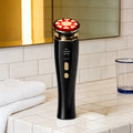 Three in one red light facial and neck beauty device, a skincare tool that eliminates skin swelling and tightens the skin